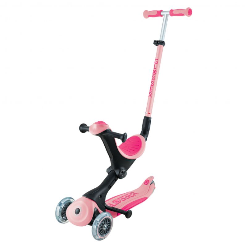 GLOBBER - PATINETA GO UP DELUXE 3 EN 1 - ROSADO PASTEL