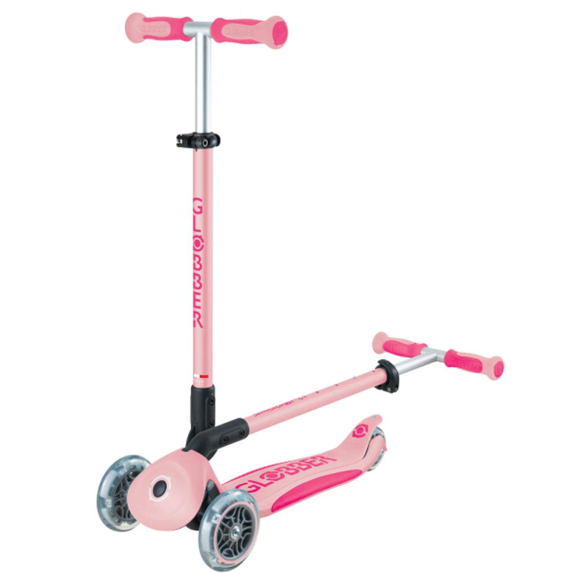 GLOBBER - PATINETA GO UP DELUXE 3 EN 1 - ROSADO PASTEL