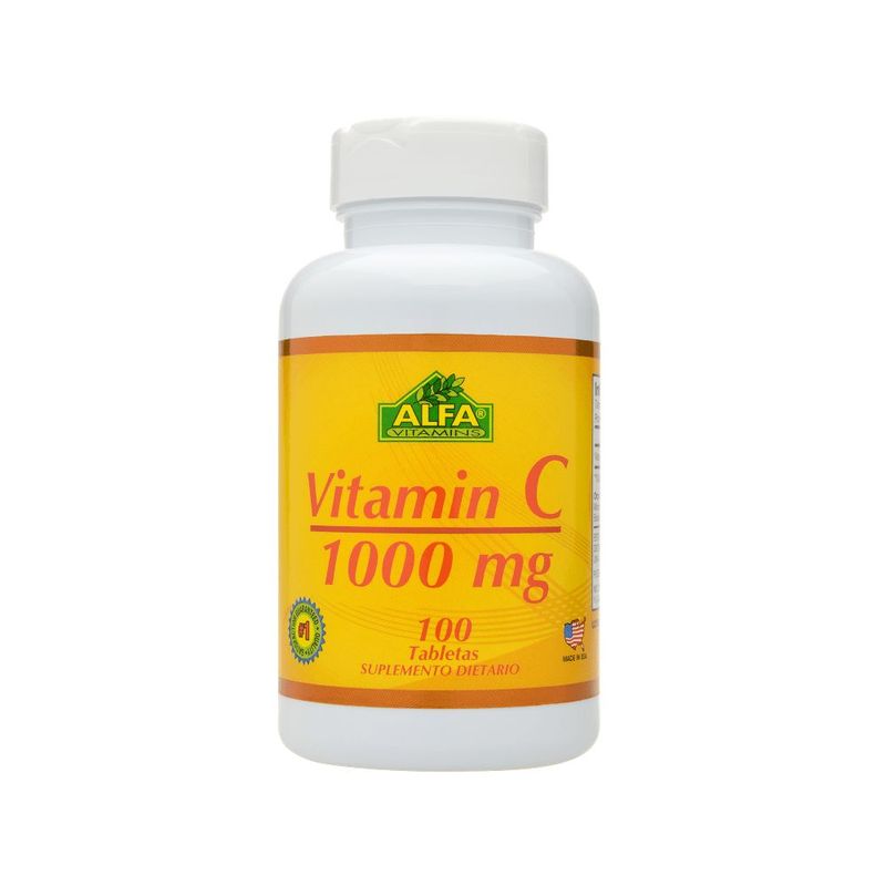 ALFA VITAMINS - Alfa Vitamins Vitamin C 1000Mg X 100 Tabletas