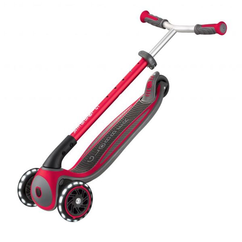 GLOBBER - PATINETA MASTER LUCES LED - ROJA