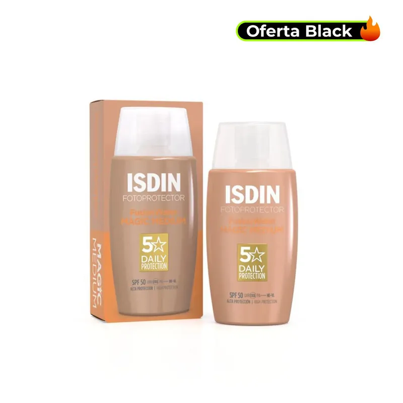 ISDIN - Bloqueador Solar Fusion Water con Color Isdin para Piel Mixta 50 ml
