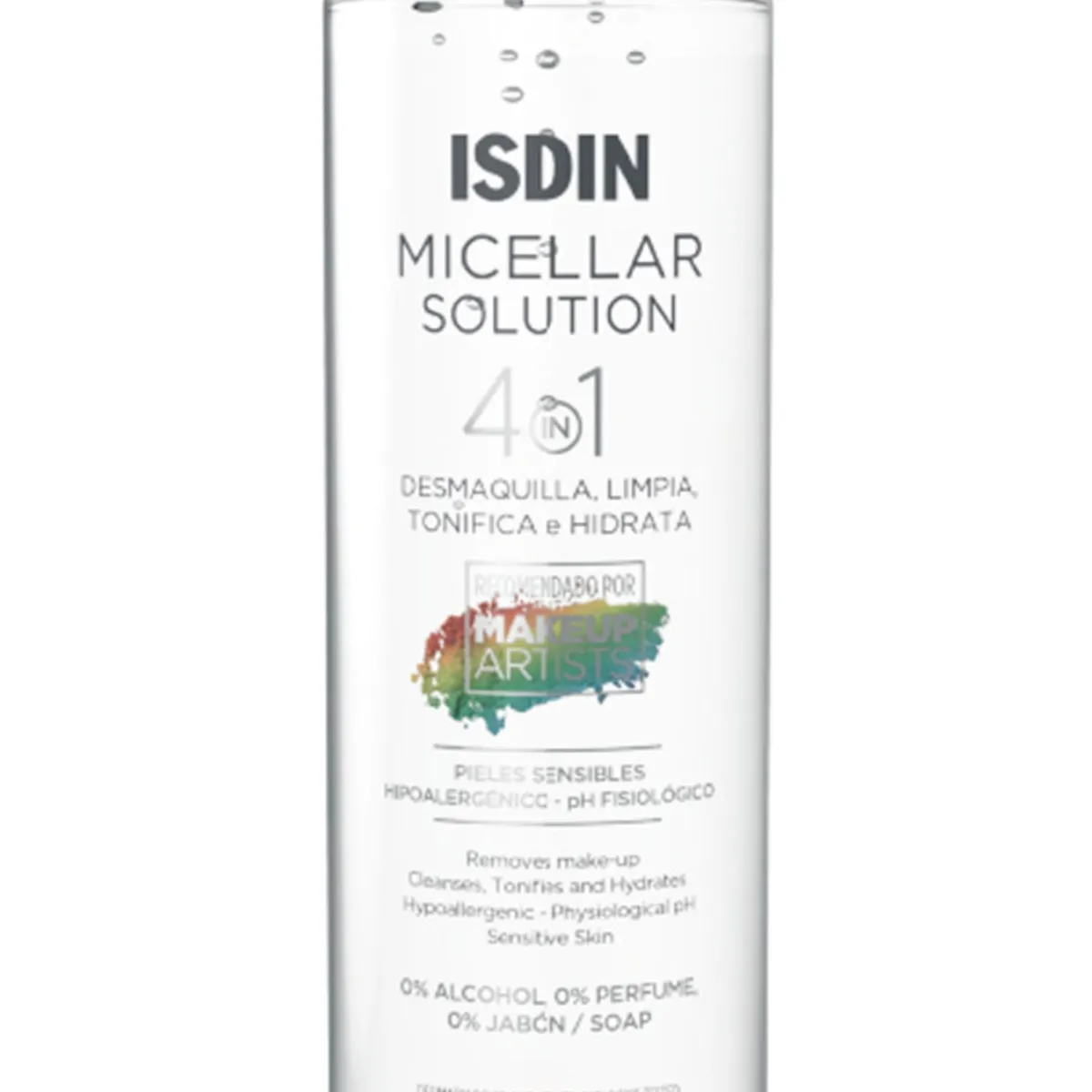 ISDIN - Agua Micelar Solution 4 en 1 Isdin para Piel Normal 400 ml