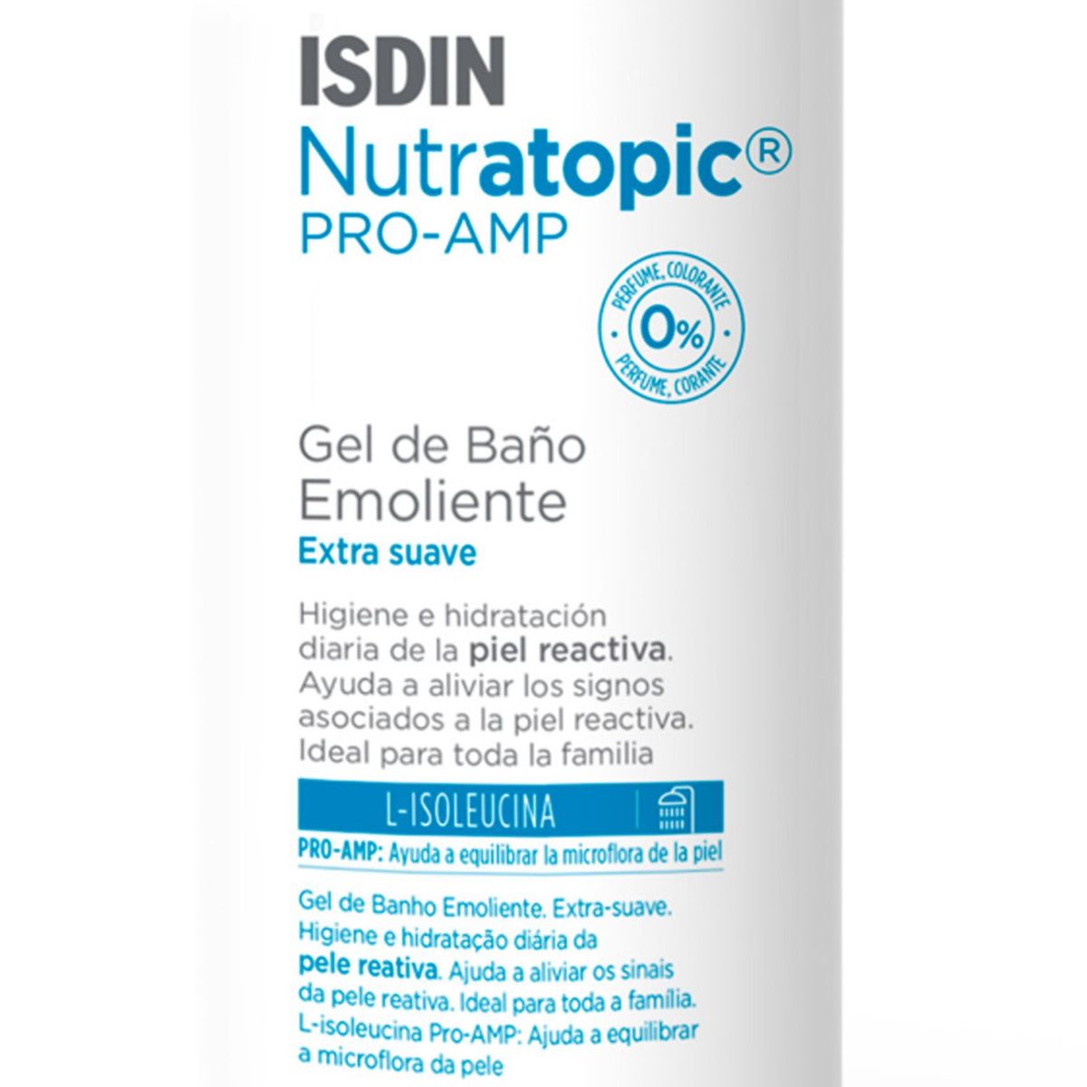 ISDIN - Limpiador Nutratopic de Baño Isdin para Piel Sensible 400 ml