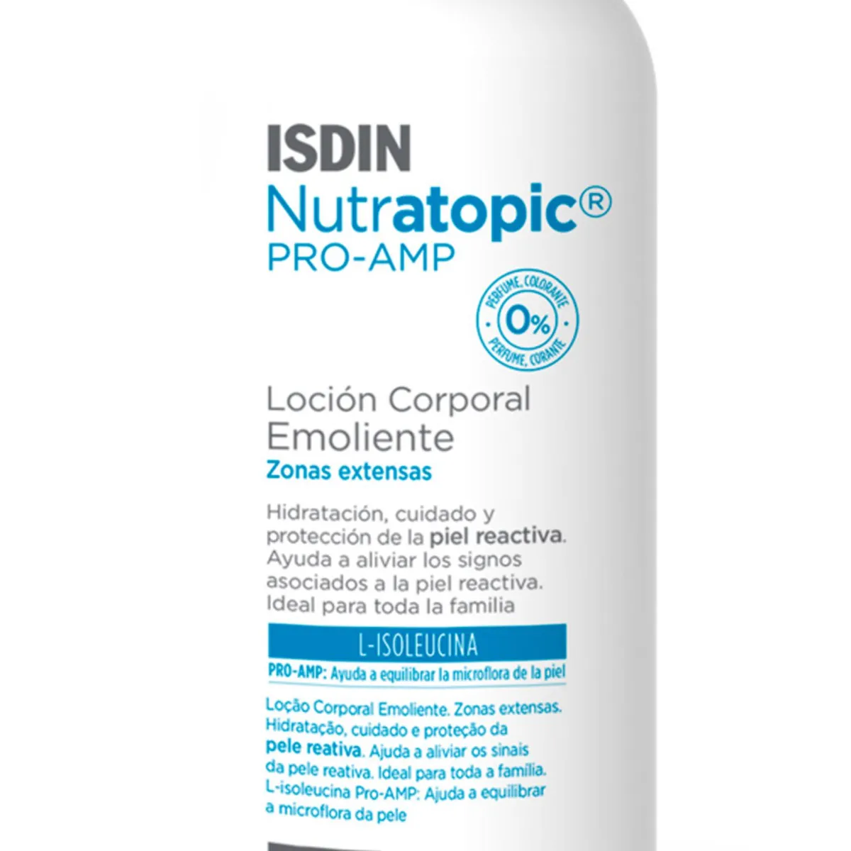 ISDIN - Hidratante Corporal Nutratopic Pro - AMP Isdin para Piel Sensible 400 ml