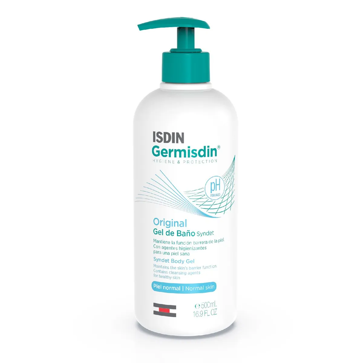 ISDIN - Limpiador Germisdin Gel de Baño Isdin para Piel Normal 500 ml