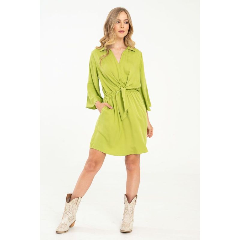 RAGGED - Vestido corto malibu Verde olivo Ragged