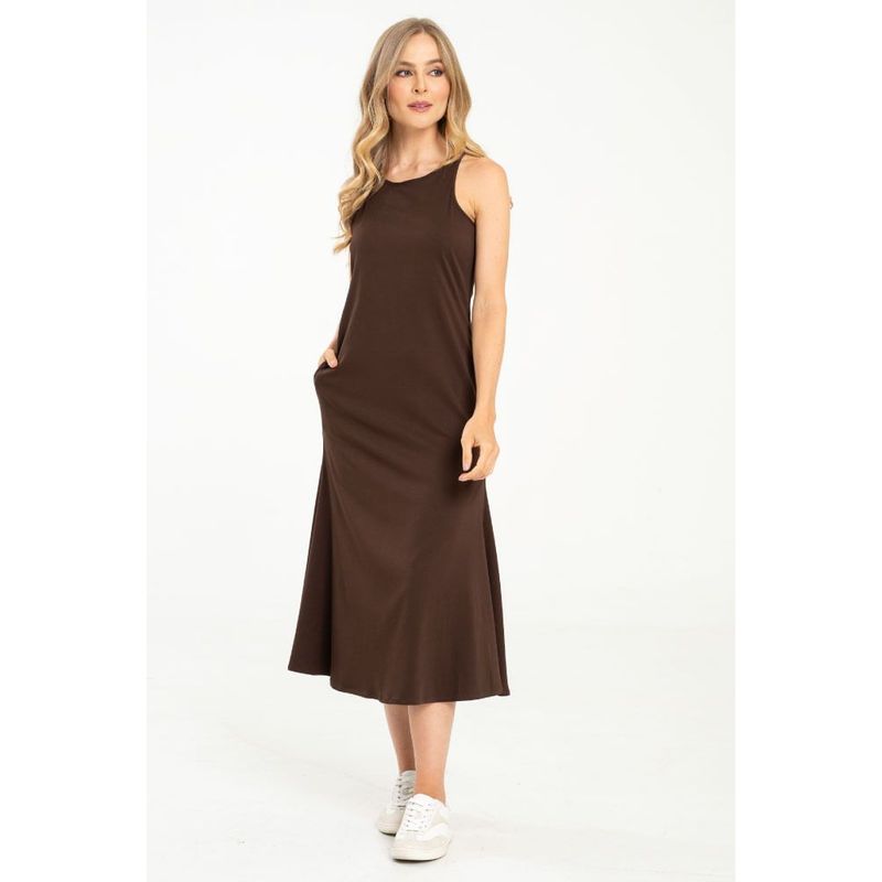 RAGGED - Vestido moka Cafe puro Ragged