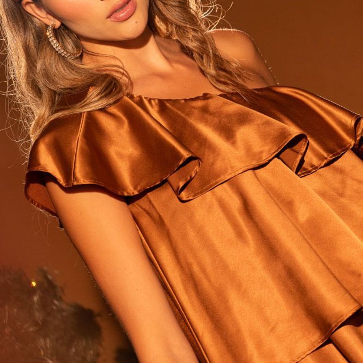 RAGGED - Vestido oshyo Cafe caramelo Ragged