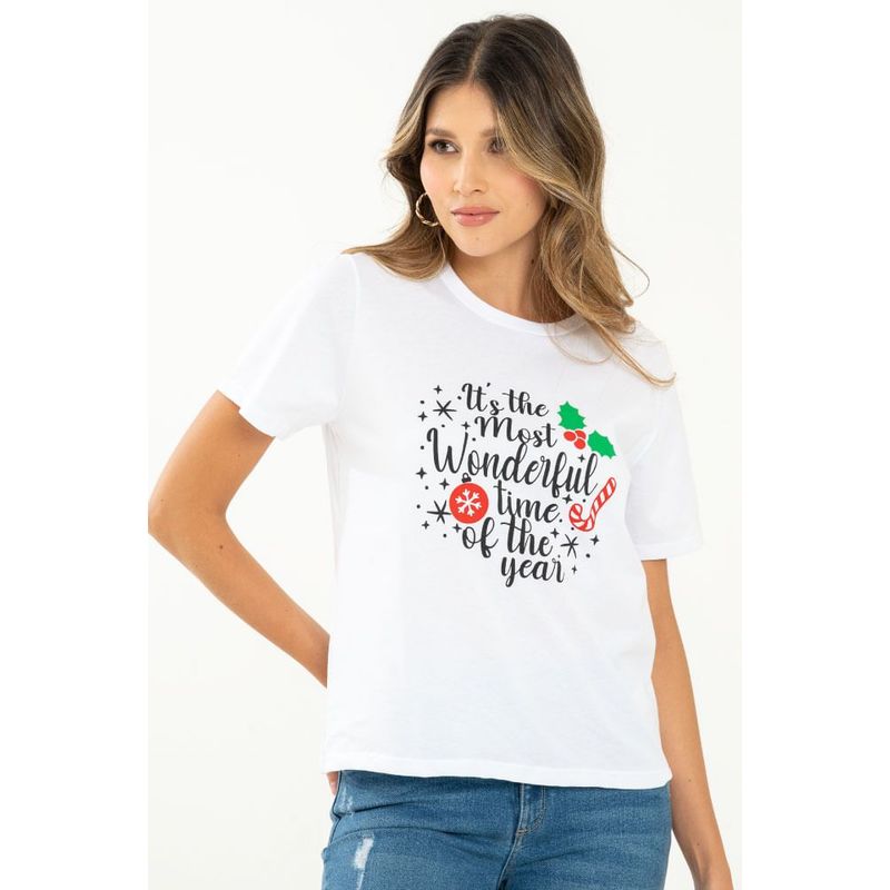 RAGGED - Camiseta navidad 23 Blanco Ragged