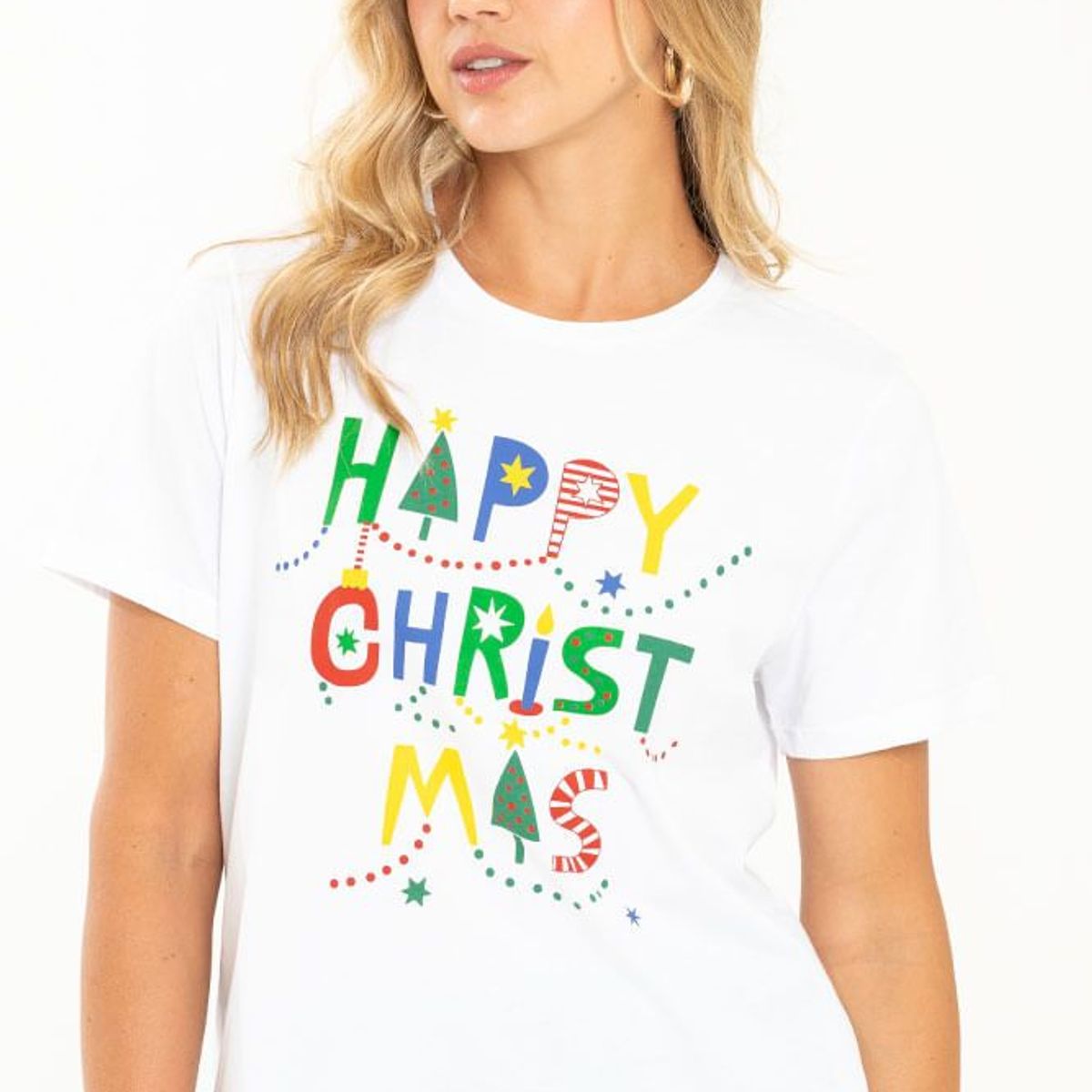 RAGGED - Camiseta navidad Blanco Ragged.