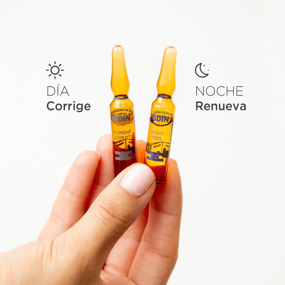 ISDIN - Set Tratamiento de Manchas Isdinceutics Día y Noche Isdin Incluye : 20 Unidades