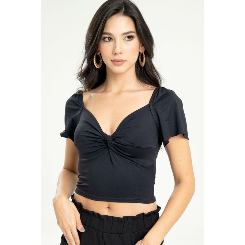 RAGGED - Blusa merlina Negro Ragged