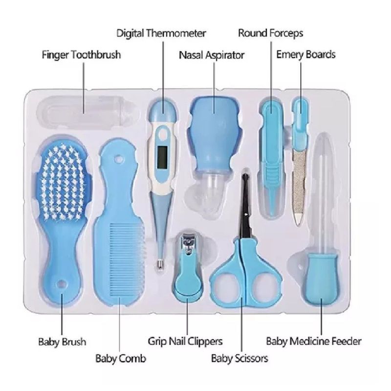 MUNDO BEBE - Set Del Cuidado bebe Kit de aseo bebe enfermería niño X10 PIEZAS