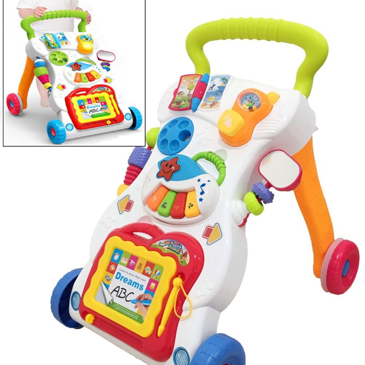 GENERICO - Andadera Caminador Bebes Primeros Pasos Ref HE0801
