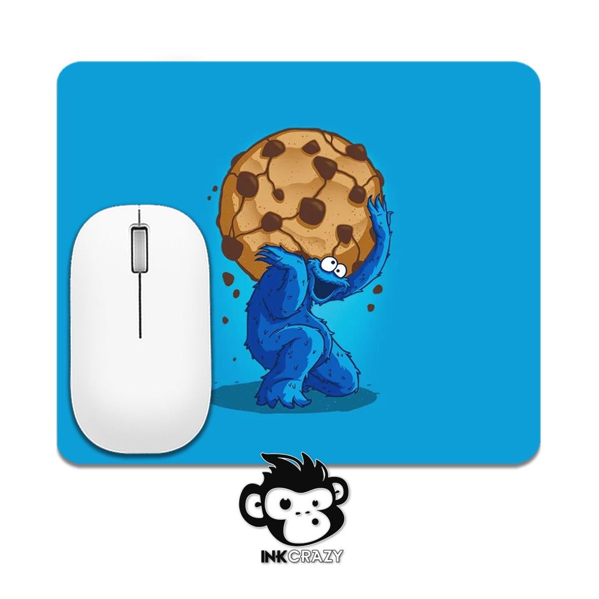 GENERICO - Mouse Pad Monstruo Come Galletas