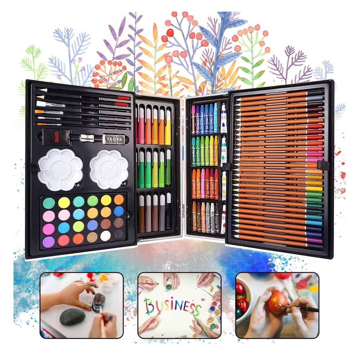 GENERICO - Set De Arte En Caja Metálica