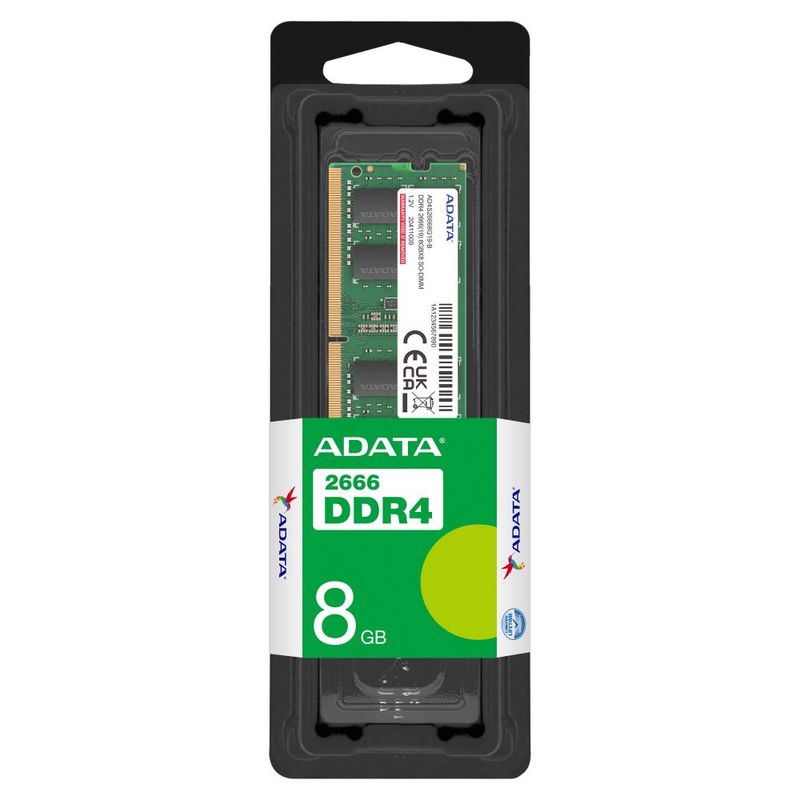 ADATA - ADATA MEMORIA RAM PORTATIL DDR4 8GB BUS 2666