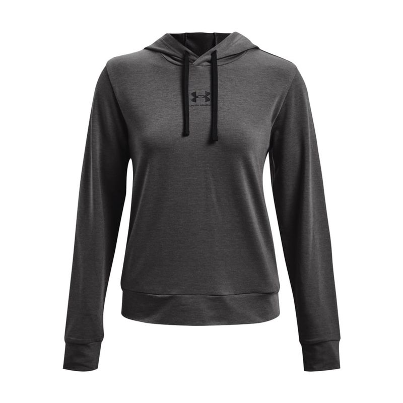 UNDER ARMOUR - Buzo Mujer Under Armour RIVAL TERRY HOODIE-G Gris UNDER ARMOUR.