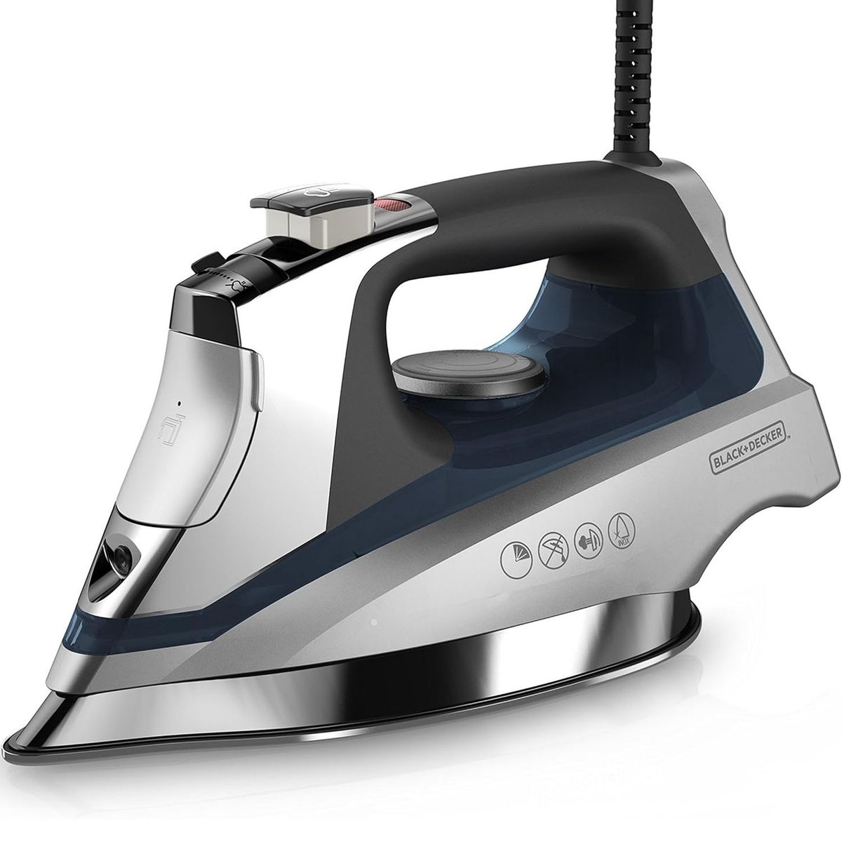 BLACK+DECKER - Plancha Para Ropa Profesional BLACKDECKER Allure Azul