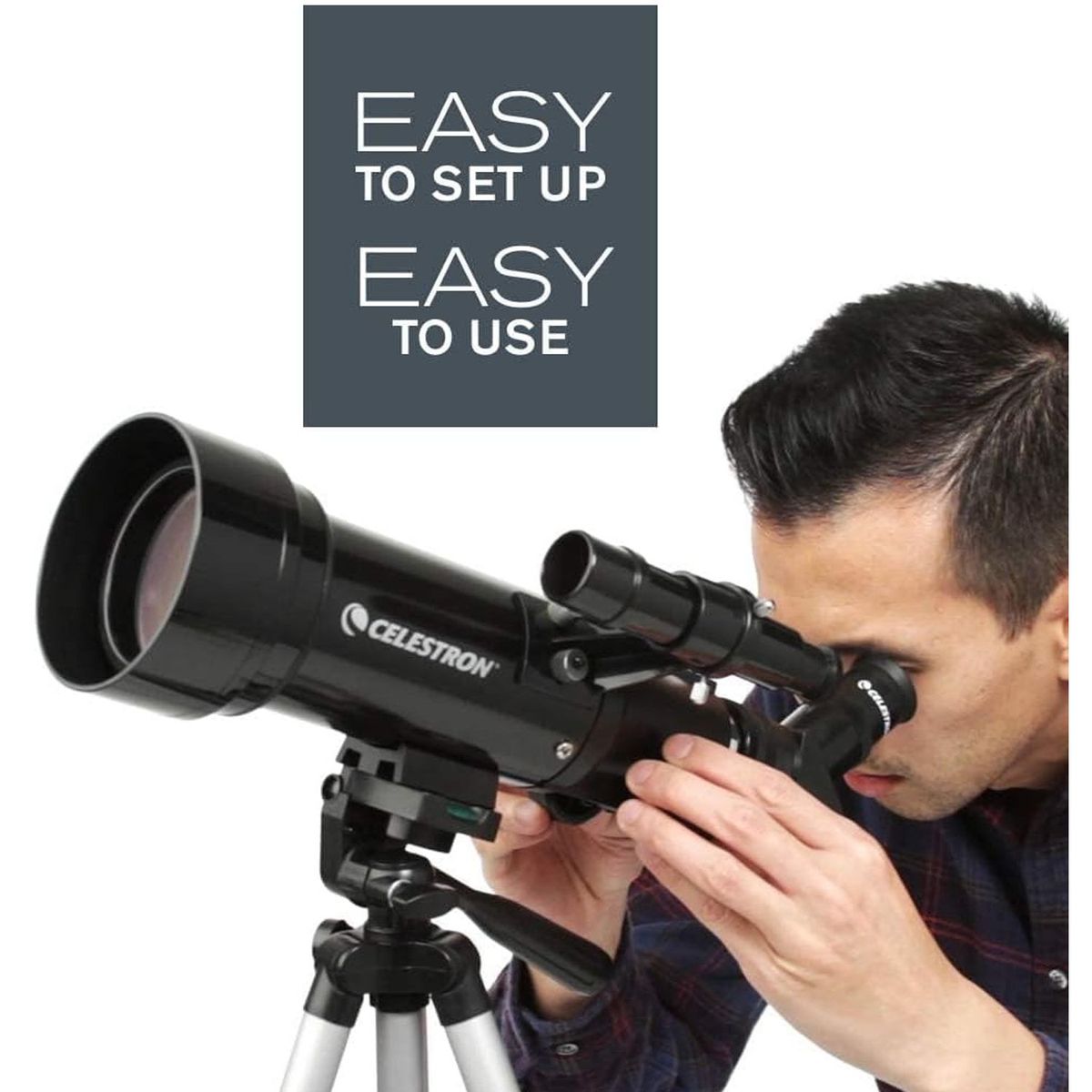 CELESTRON - Telescopio Astronómico Profesional Celestron 2,7 Pulgadas