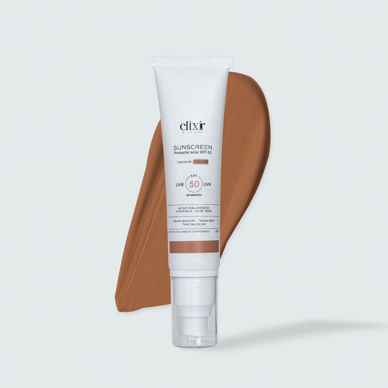 ELIXIR BY LA MAGA - Sunscreen protector solar 50 Tono oscuro
