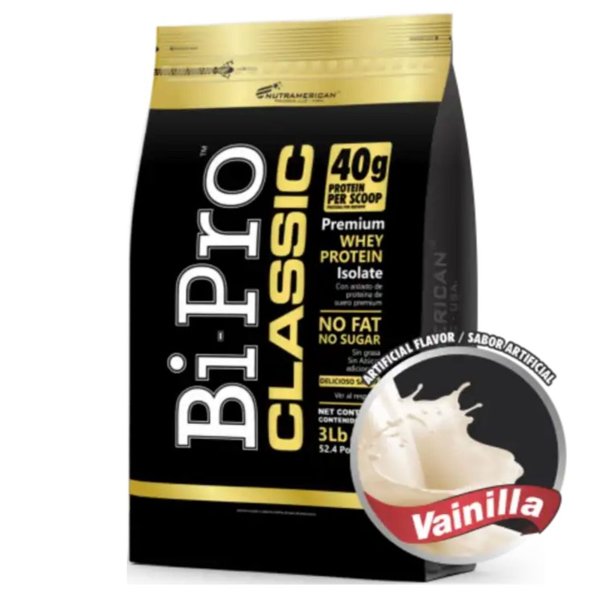 MEGAPLEX - Bi Pro Classic 3 Libras - Vainilla - Nutramerican Pharma