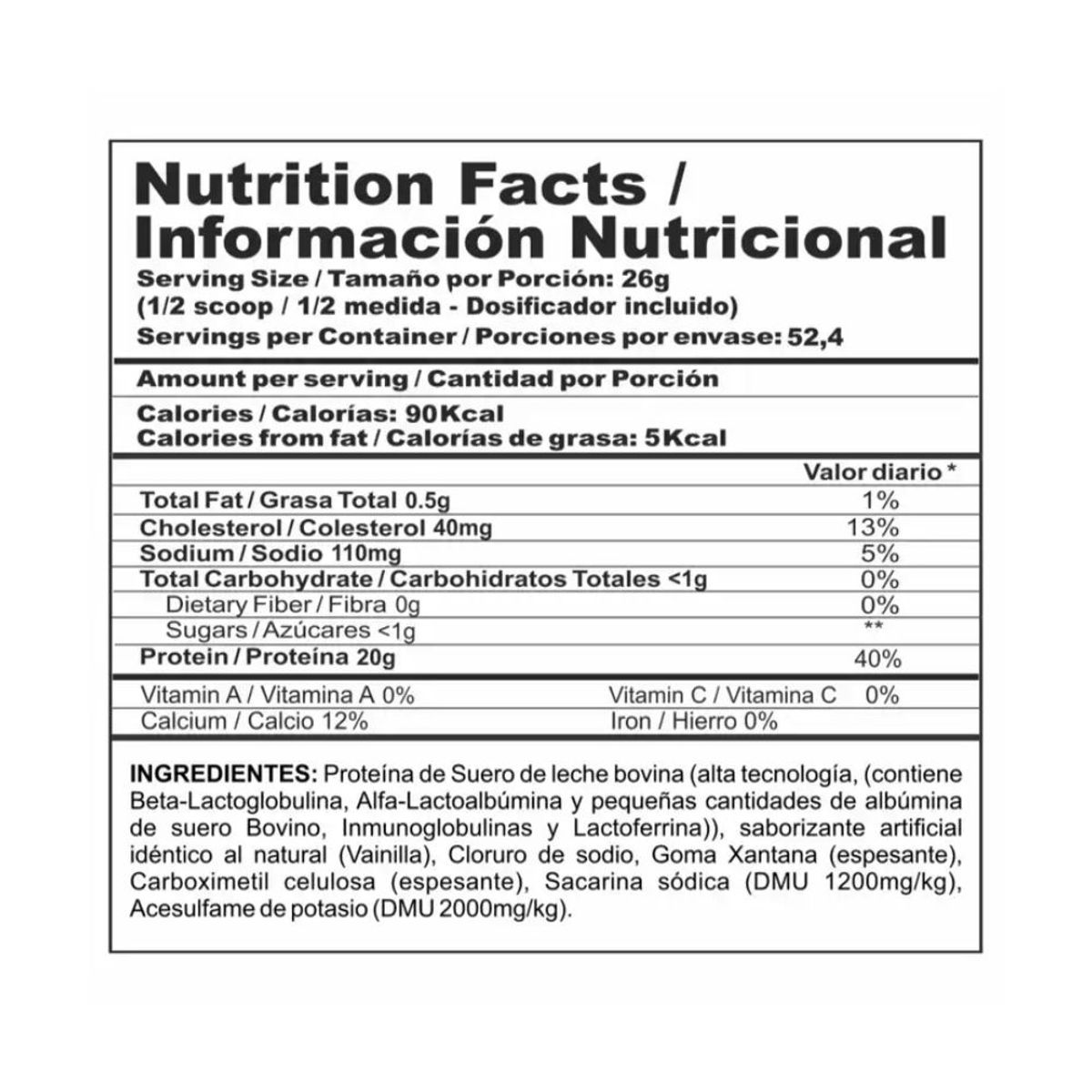 MEGAPLEX - Bi Pro Classic 3 Libras - Vainilla - Nutramerican Pharma