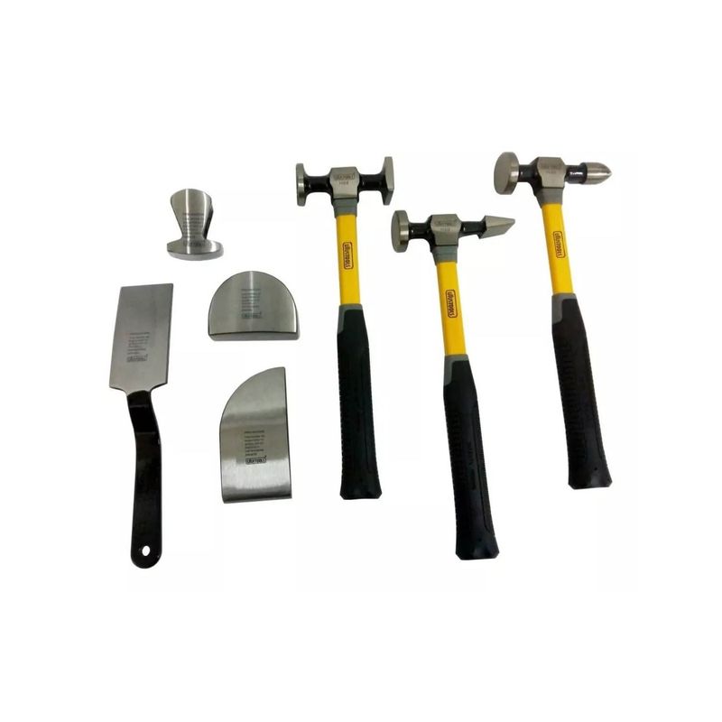 UYUSTOOLS - SET MARTILLOS UYUSTOOLS PARA LATONERIA 7PZAS MAR07U