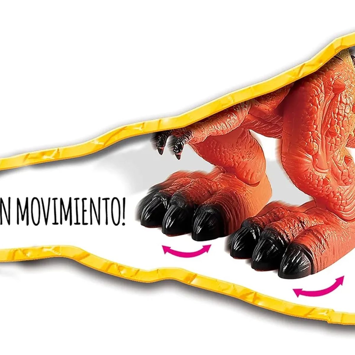 JUGANDO Y EDUCANDO - Juguete Dinosaurio T-rex Con Luces Sonido Y Movimiento verde Niños