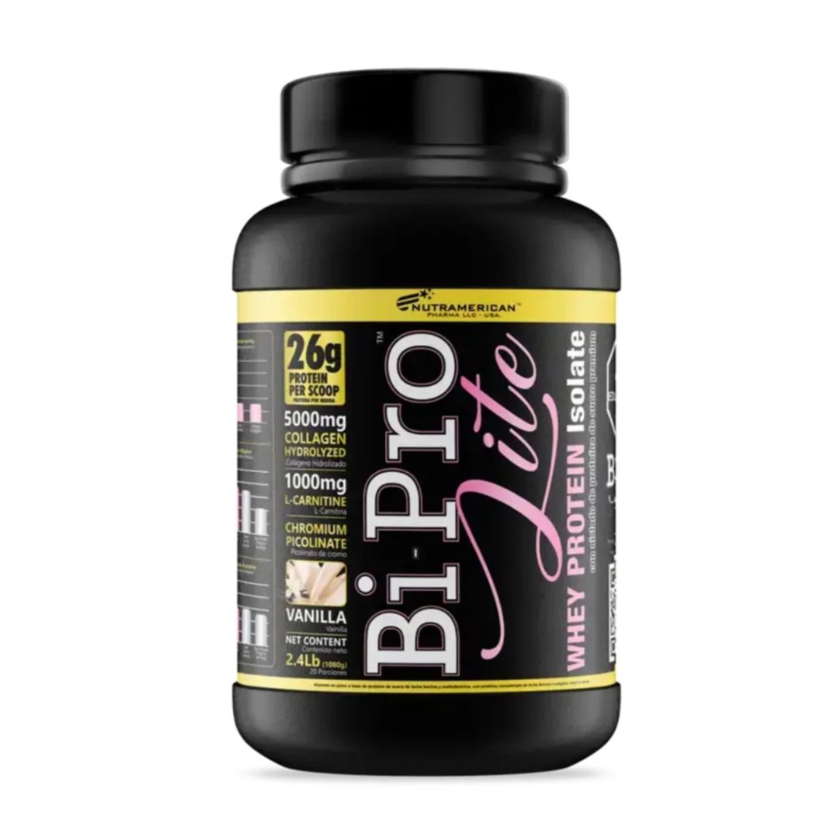 MEGAPLEX - BiPro Lite 2 Libras - Vainilla - Nutramerican Pharma
