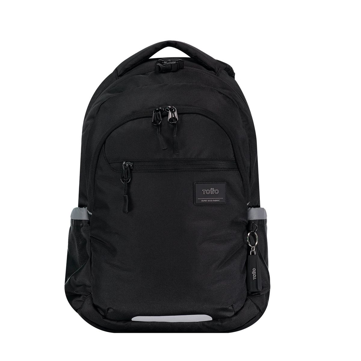 TOTTO - Morral Universitario Porta PC y tablet 14" Misisipi Negro Unisex