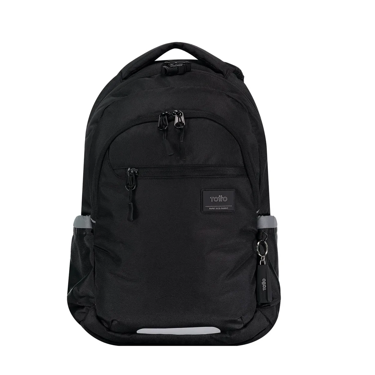 TOTTO - Morral Universitario Porta PC y tablet 14" Misisipi Negro Unisex