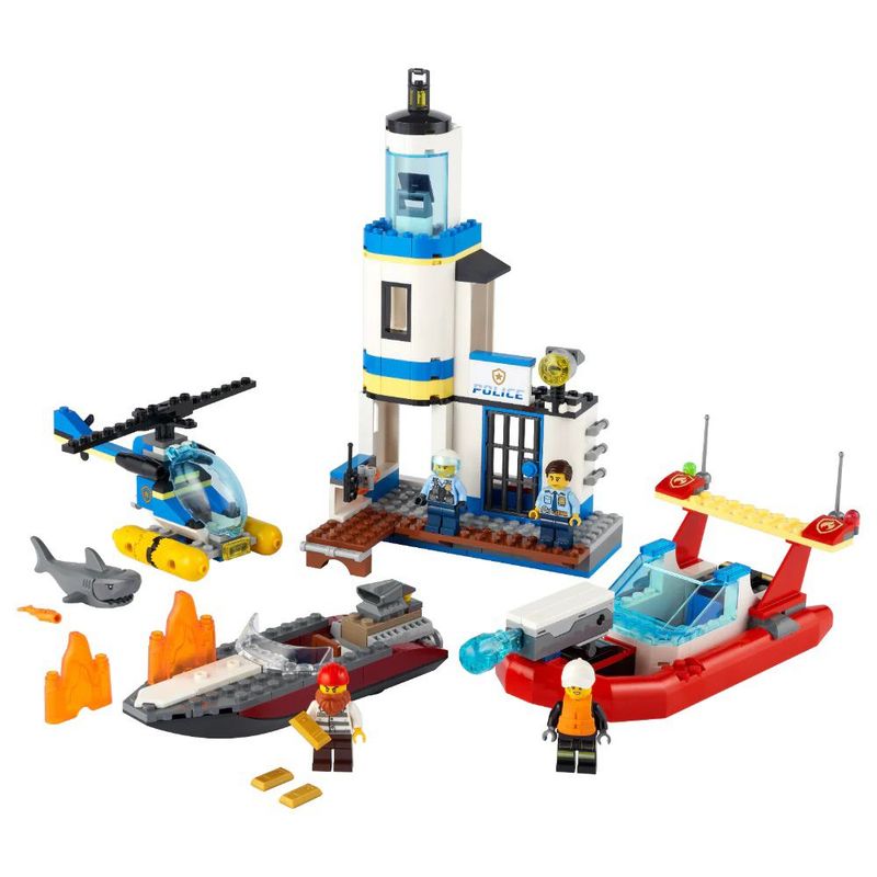 LEGO - Lego City 60308 Policías Y Bomberos: Misión En La Costa