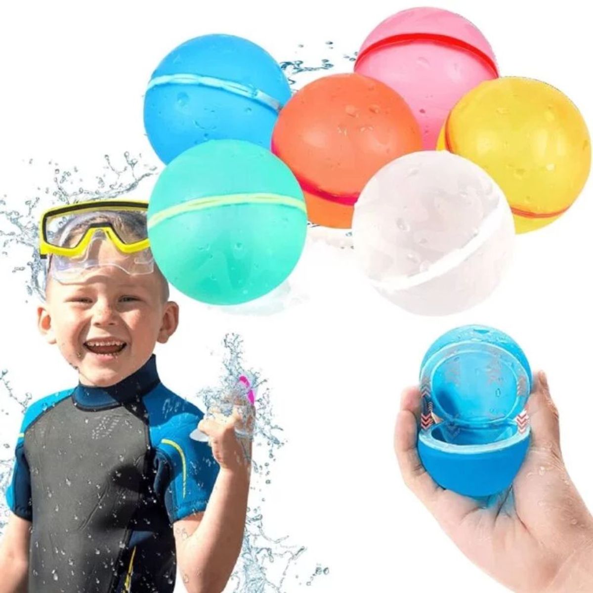 GENERICO - Bombas de agua magnética reutilizable x6