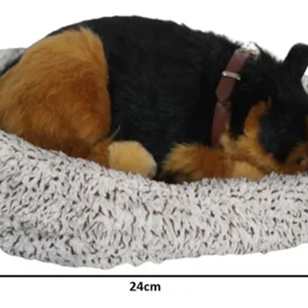 GENERICO - Peluche Perro Mascota Real Con Sonido Ronca Y Respira Nido