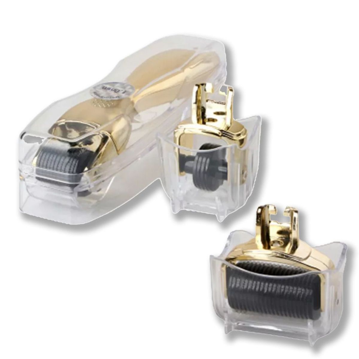 CARER SPARK - Dermaroller Facial 0.5+1.0+1.5mm 3 En 1 Regenerar Colágeno