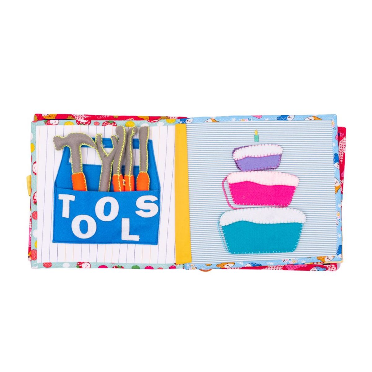 GENERICO - Libro sensorial Kidbuk Niña 0-2