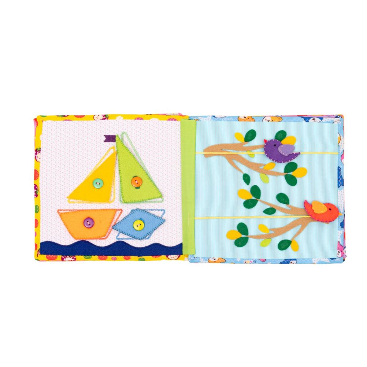 GENERICO - Libro sensorial Kidbuk Niña 2-4