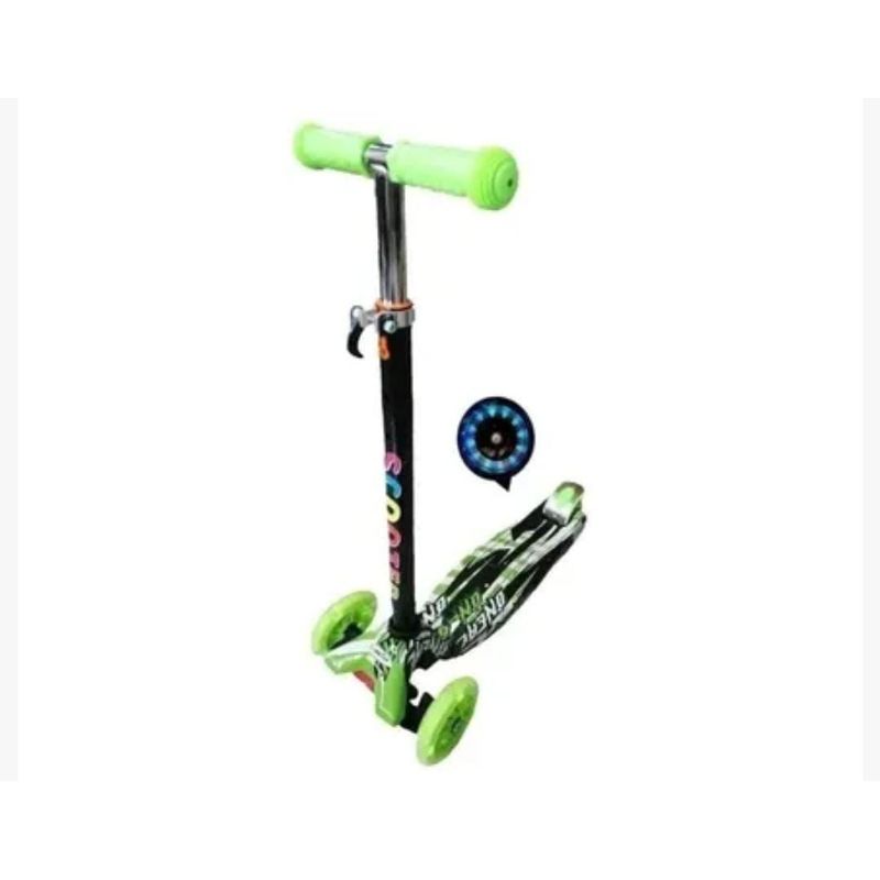 GENERICO - Patineta Scooter Monopatín Ajustable Luz Led Niños H5