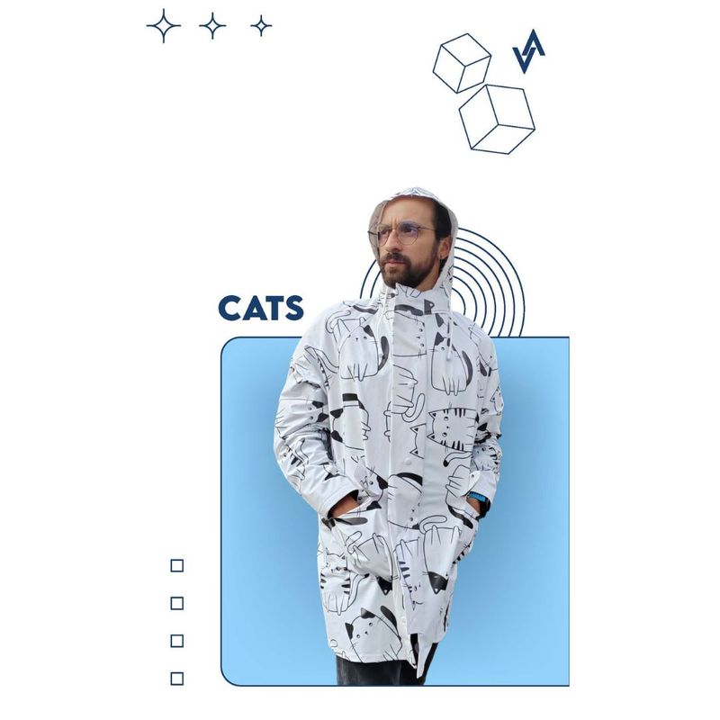 AFM - Impermeable Unisex Estampado.