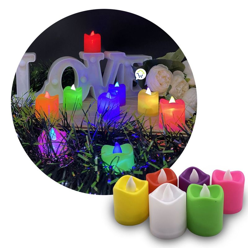 COMPRALOENCASA COM - Velas luces Led X24 Decoración Hogar SLT2045