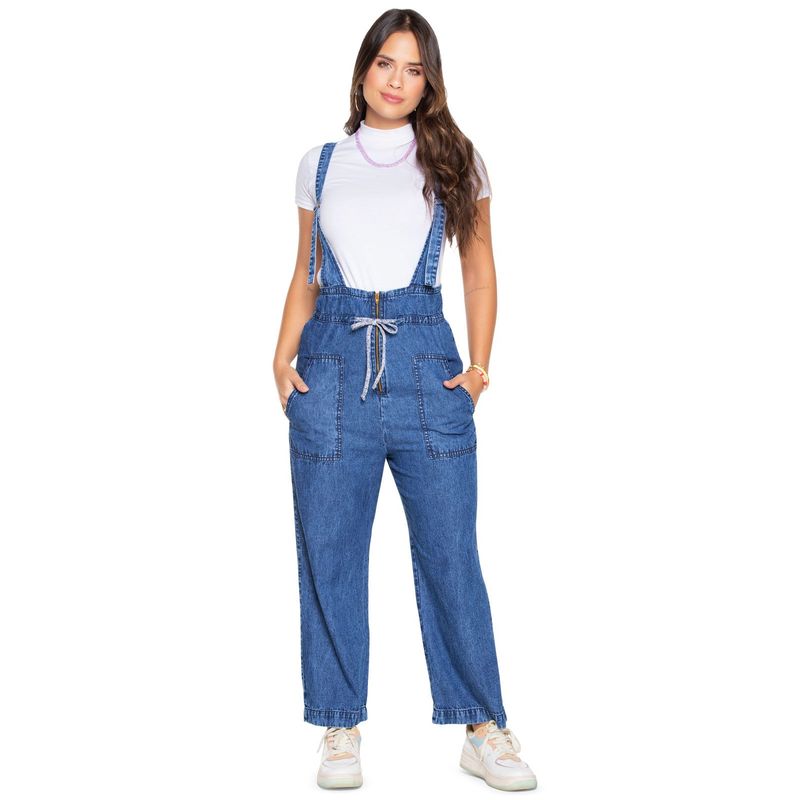 ATYPICAL - Overall Largo Mujer Azul Atypical 89116