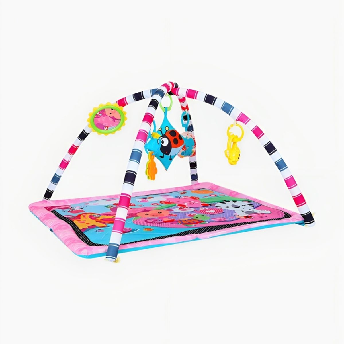 JUGANDO Y EDUCANDO - Tapete Sensorial Grande Estimulación Temprana Para Bebé