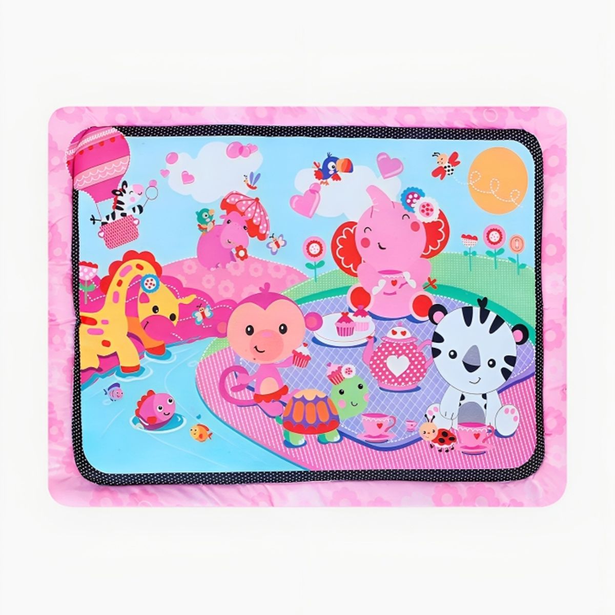 JUGANDO Y EDUCANDO - Tapete Sensorial Grande Estimulación Temprana Para Bebé