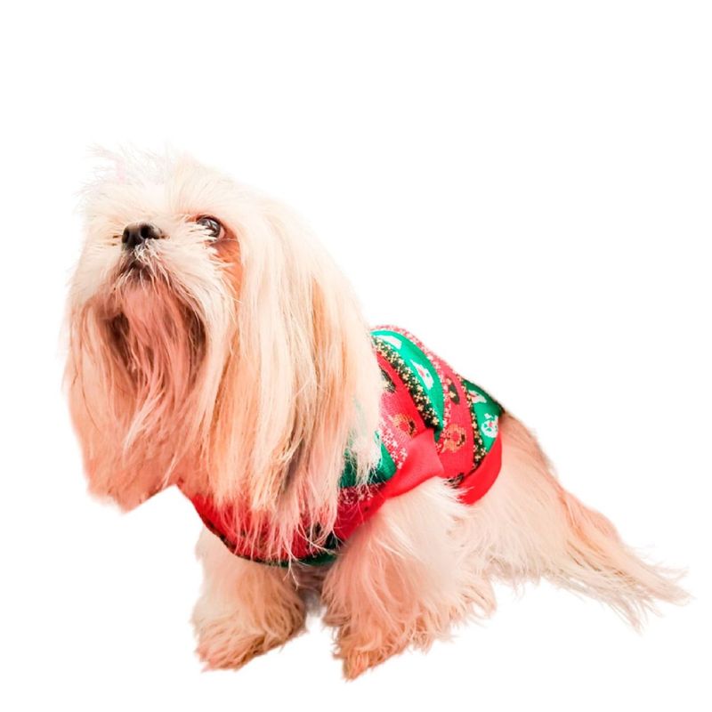 SHENGSHOU - Suéter De Felpa Navideño Buzo  Para Perro Gato Talla XL