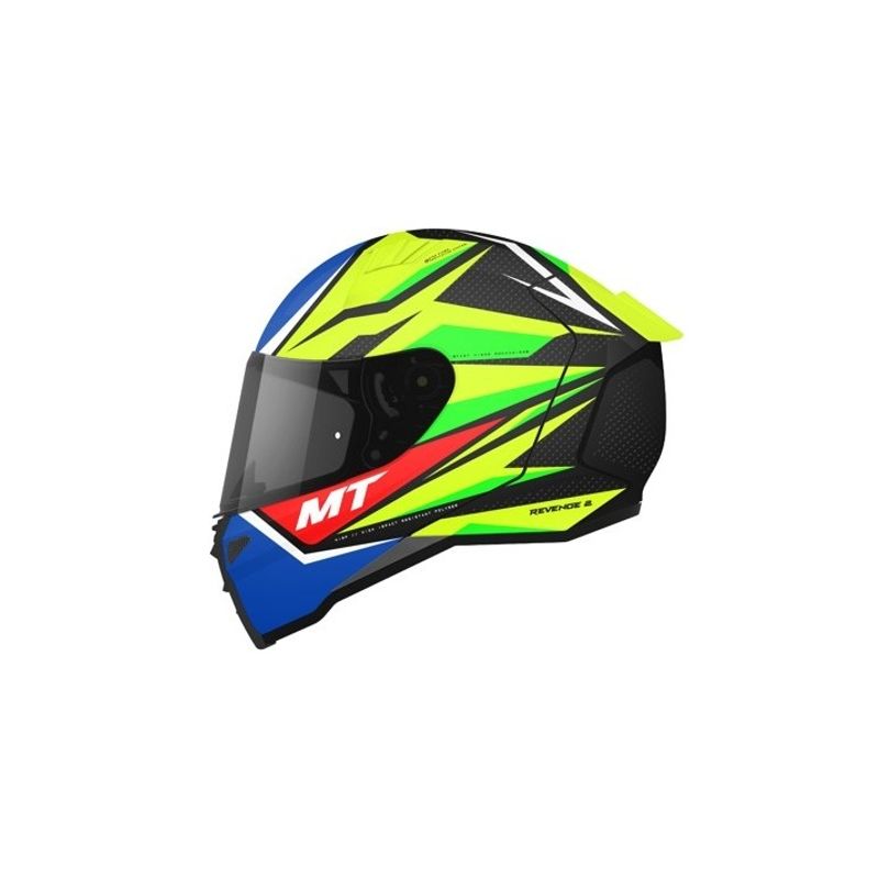 MT HELMETS - REVENGE 2 S KLEY A3 AMARILLO FLUOR BRILLO ECE R22.06 TALLA S