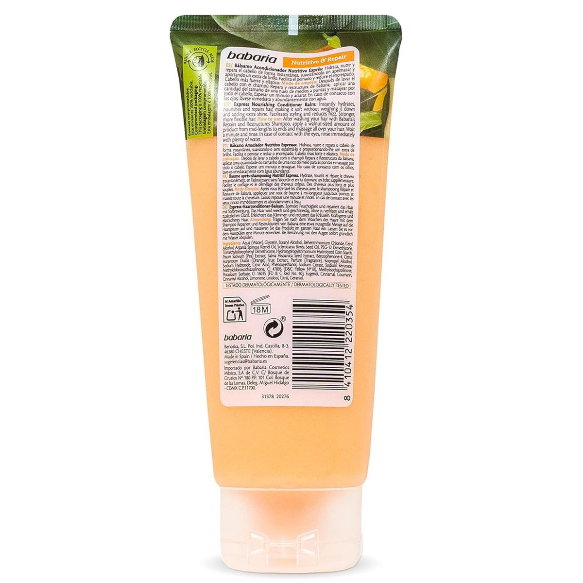 BABARIA - Acondicionador Babaria Nutritive y Repair
