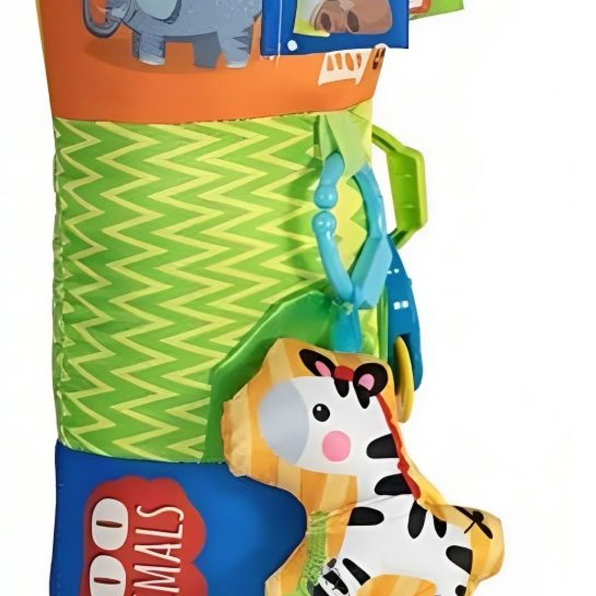 JUGANDO Y EDUCANDO - Almohada Azul Para Bebe Estimulacion Para Gateo