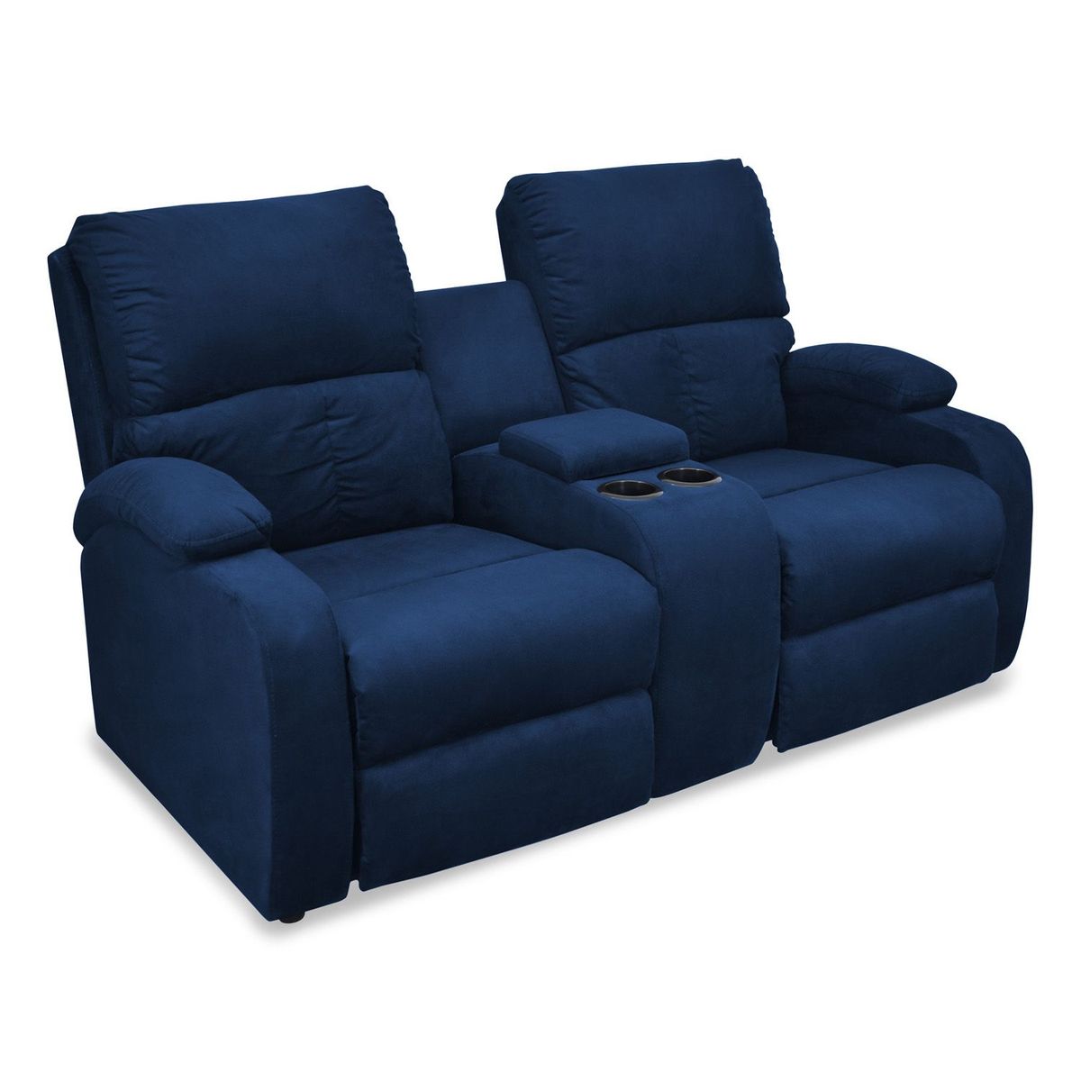 MICA - Sofá Reclinable Moderno en Microfibra 2 Puestos New Rest 163 x 95 x 92 cm Mica