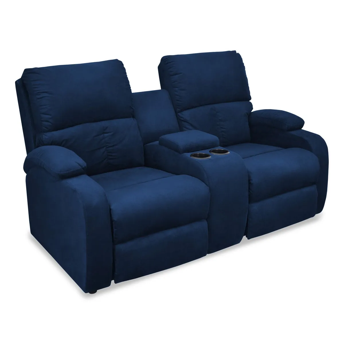 MICA - Sofá Reclinable Moderno en Microfibra 2 Puestos New Rest 163 x 95 x 92 cm Mica